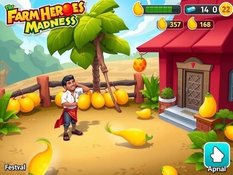 Farm Heroes Mango Madness gameplay screenshot